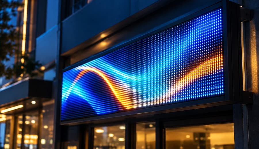 매장용 LED 전광판 제작사례 이미지
